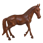 Статуэтка из дерева суар дикая лошадь Wild Horses варинант исполнения - 4 | Loft Concept в Орле