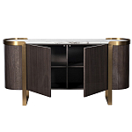 Комод  округлой формы с дверцами Chest of Precious Breed варинант исполнения - 1 | Loft Concept в Орле