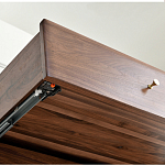 Стол рабочий округлой формы с 3-мя ящиками  Working Moonnut Table варинант исполнения - 4 | Loft Concept в Орле