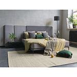 Кровать с большим мягким изголовьем Unity Grey Bed варинант исполнения - 4 | Loft Concept в Орле