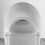 Встраиваемый в стену гипсовый светильник под покраску с арками и рельефными колоннами Antiquity Athena варинант исполнения - 6 | Loft Concept в Орле