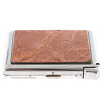 Портсигар на 20 сигарет с газовой зажигалкой из натурального камня Яшма Stone Cigarettes Cases варинант исполнения - 1 | Loft Concept в Орле