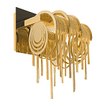 Бра с перфорированными металлическими дугами и цепочками 22 см Atlantis Chain варинант исполнения - 1 | Loft Concept в Орле