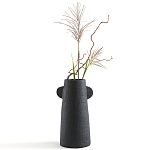 Ваза Serené Ceramic Vase Черная варинант исполнения - 3 | Loft Concept в Орле