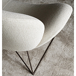 Дизайнерский двухместный диван Gio Ponti D.157.6  - DUE FOGLIE Sofa варинант исполнения - 3 | Loft Concept в Орле