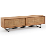 ТВ-тумба из массива тика Busto TV Stand варинант исполнения - 2 | Loft Concept в Орле