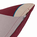 Подушка декоративная хлопковая с абстрактным принтом Elysian Flow Terra варинант исполнения - 4 | Loft Concept в Орле