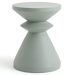 Светло-серый приставной столик из массива AMORPHOUS варинант исполнения - 1 | Loft Concept в Орле