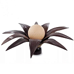 Настольная лампа черная INDONESIAN LAMPS варинант исполнения - 1 | Loft Concept в Орле