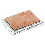 Портсигар с газовой зажигалкой из натурального камня Пегматит Stone Cigarettes Cases варинант исполнения - 4 | Loft Concept в Орле