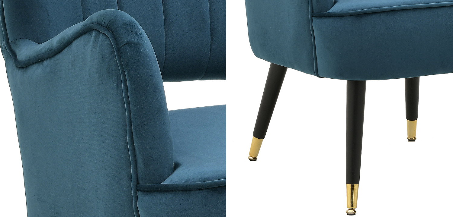 Кресло Drummond Armchairs Blue Кресло Drummond Armchairs Blue - Loft-Concept в Орле