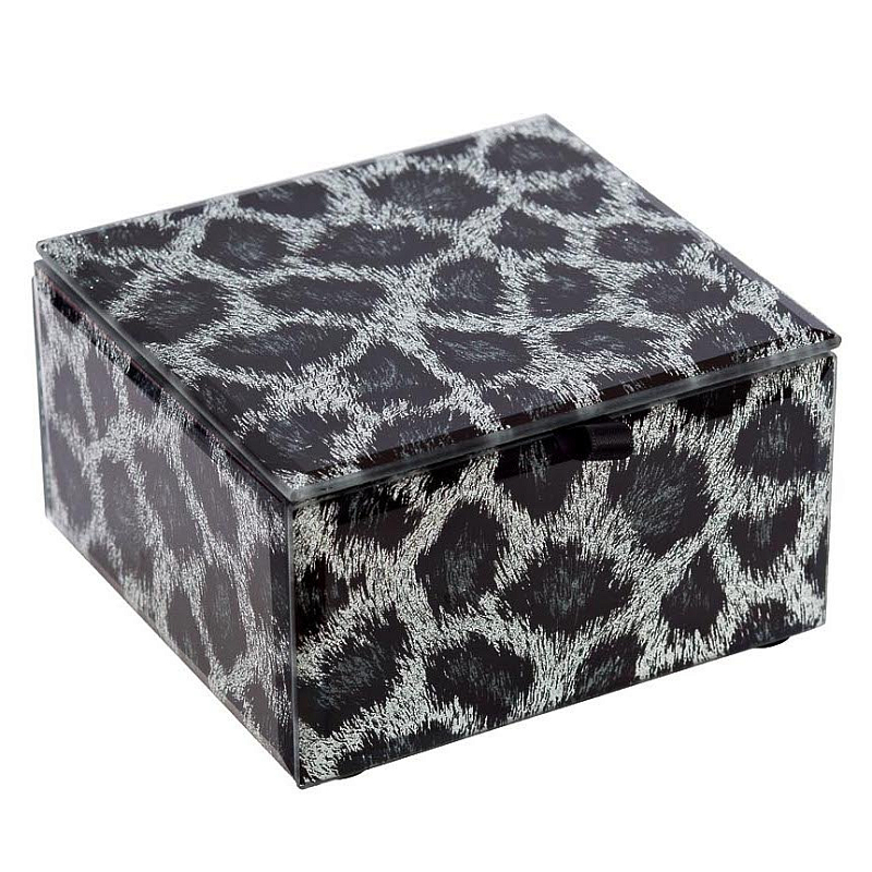 Шкатулка Snow Leopard Cube Серый Шкатулка Snow Leopard Cube Серый в Орле | Loft Concept