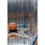 Дизайнерский ковер в виде звезды Poltronova Tappeto Stella Grey Navy Blue Rug варинант исполнения - 4 | Loft Concept в Орле