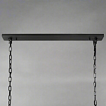 Люстра с черным каркасом и абажуром из прямоугольных мраморных панелей Calling to Shine варинант исполнения - 1 | Loft Concept в Орле