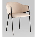 Стул Brace велюр молочный варинант исполнения - 1 | Loft Concept в Орле