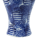 Ваза из фарфора сине-белого цвета Blue & White Ornament  варинант исполнения - 3 | Loft Concept в Орле