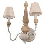 Бра с двумя конусовидными тканевыми абажурами Neighborhood варинант исполнения - 3 | Loft Concept в Орле