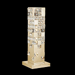 Настольная лампа прямоугольная с мозаичным хрустальным оформлением Sparks of Crystal варинант исполнения - 1 | Loft Concept в Орле