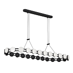 Люстра овальная с круглыми светодиодными источниками света Maxine Light варинант исполнения - 9 | Loft Concept в Орле