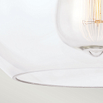 Потолочный светильник с шарообразным плафоном из прозрачного стекла Feiss варинант исполнения - 4 | Loft Concept в Орле