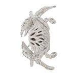 Статуэтка краб с детализированной текстурой в белом цвете Marine Accessories варинант исполнения - 1 | Loft Concept в Орле