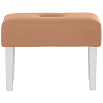 Мягкий пуф на белых ножках Winton Pouf варинант исполнения - 2 | Loft Concept в Орле