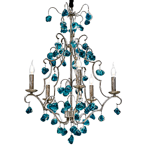 Люстра Crystal Blue Cupertino Chandelier 55