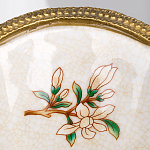 Декоративная ваза из фарфора с бронзовыми вставками Eden Garden варинант исполнения - 3 | Loft Concept в Орле