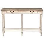 Деревянная консоль с двумя ящиками Margery Provence Console Table варинант исполнения - 1 | Loft Concept в Орле