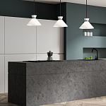 Подвесной светильник с белым стеклянным конусным плафоном Alora Mood варинант исполнения - 7 | Loft Concept в Орле