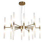 Люстра подвесная с 20-ю цилиндрическими матовыми плафонами Delta Light варинант исполнения - 1 | Loft Concept в Орле