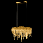 Люстра подвесная с металлическими цепочками и изогнутыми металлическими дугами 72 см Atlantis Chain варинант исполнения - 13 | Loft Concept в Орле