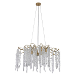 Люстра c подвесками из прозрачного хрусталя Диаметр 85 см FAIRYTREE Light варинант исполнения - 2 | Loft Concept в Орле