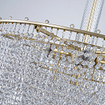 Люстра многоярусная с каскадами кристаллов Crystal Rains варинант исполнения - 8 | Loft Concept в Орле