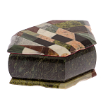 Шкатулка для украшений с мозаикой из натуральных камней Stone Casket варинант исполнения - 2 | Loft Concept в Орле