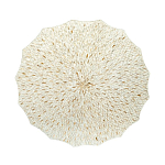 Стол кофейный с отделкой раковинами устриц Coastal Charm варинант исполнения - 3 | Loft Concept в Орле