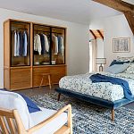 Двуспальная кровать с мягким изголовьем Daniel Bed варинант исполнения - 6 | Loft Concept в Орле