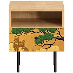 Прикроватная тумба с изображением на ящике Elise Nightstand варинант исполнения - 5 | Loft Concept в Орле