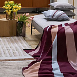 Плед из хлопка с геометрическим рисунком Elan Stripe Addison варинант исполнения - 6 | Loft Concept в Орле