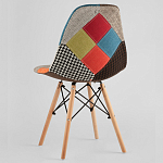 Стул с обивкой в технике пэчворк DSW варинант исполнения - 5 | Loft Concept в Орле