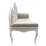 Рекомье со спинкой в стиле прованс Montmartre Provence Ottoman варинант исполнения - 7 | Loft Concept в Орле