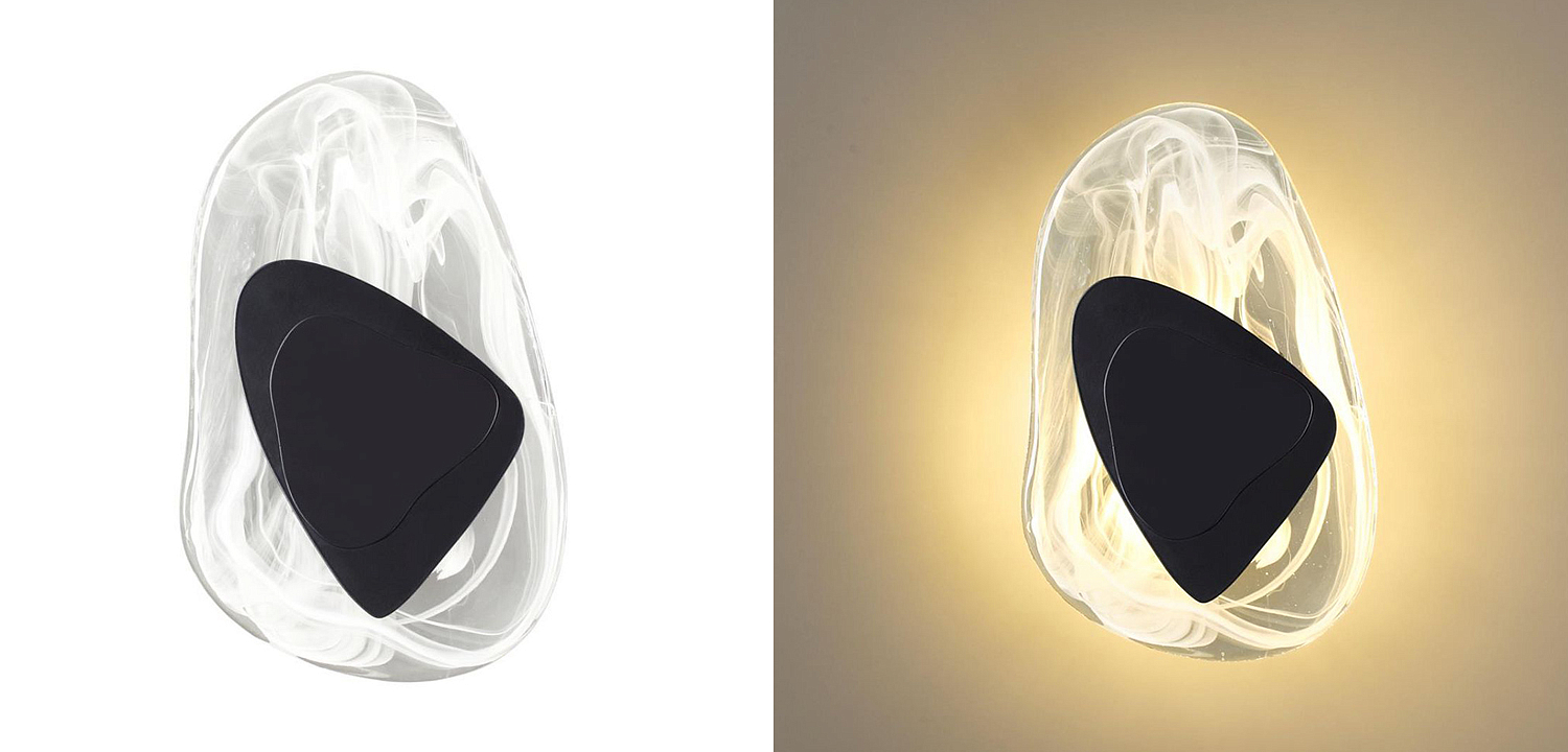 Бра Transparent Pebbles Sconces Black Бра Transparent Pebbles Sconces Black - Loft-Concept в Орле