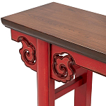 Деревянная консоль в китайском стиле красная Tang Console Table варинант исполнения - 3 | Loft Concept в Орле
