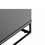 ТВ-тумба цвета графит с  2-мя дверцами и ящиком Strict Lines варинант исполнения - 5 | Loft Concept в Орле