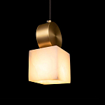 Подвесной светильник светодиодный с квадратным плафоном Stone Helios варинант исполнения - 2 | Loft Concept в Орле