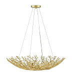 Люстра в форме золотой чаши из кораллов Coral Decor варинант исполнения - 2 | Loft Concept в Орле
