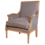 Кресло William Classical Armchair grey flax варинант исполнения - 3 | Loft Concept в Орле