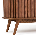 ТВ-тумба с двумя раздвижными дверцами Toinette Brown TV Stand варинант исполнения - 6 | Loft Concept в Орле