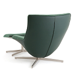 Кресло вращающееся с подставкой для ног зеленое Verdante варинант исполнения - 4 | Loft Concept в Орле