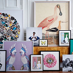 Панно Розовый цветок вышитое бисером PETALS BEADED ART варинант исполнения - 1 | Loft Concept в Орле